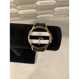 Womens Juicy Couture Jet Setter Black & White Y2K Style Watch 9 In